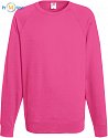 F.O.L. | Lightweight Raglan Sweat - Mikina fuchsia