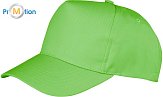 Result Headwear | RC084X - Kšiltovka, 5 panelů lime