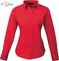 Premier | PR300 - Women&#39;s long-sleeved poplin shirt