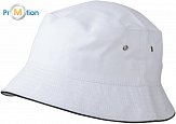 Myrtle Beach | MB 12 - Rybářský klobouk s lemem white/navy