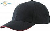 Myrtle Beach | MB 6541 - Lightly cut 6 panel cap &quot;Sandwich&quot;