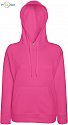 F.O.L. | Lady-Fit Lightweight Hooded Sweat - Dámská mikina s kapucí fuchsia