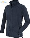 Stedman | Active Fleece Jacket - Pánská fleecová bunda blue midnight
