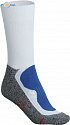 James & Nicholson | JN 211 - Sportovní ponožky dlouhé white/royal