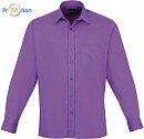 Premier | PR200 - Popelínová košile s dlouhým rukávem rich violet