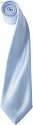 Premier | PR750 - Saténová kravata "Colours" light blue