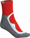 James & Nicholson | JN 210 - Sportovní ponožky krátké red