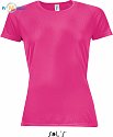SOL'S | Sporty Women - Dámské raglánové tričko neon pink