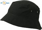 Myrtle Beach | MB 12 - Rybářský klobouk s lemem black/black
