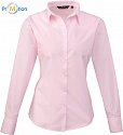 Premier | PR300 - Dámská popelínová košile s dlouhým rukávem pink