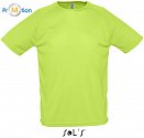 SOL'S | Sporty - Pánské raglánové tričko apple green