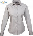 Premier | PR300 - Women&#39;s long-sleeved poplin shirt