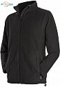 Stedman | Active Fleece Jacket - Pánská fleecová bunda black opal