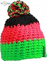 Myrtle Beach | MB 7940 - Crocheted 3-color hat with blouse