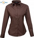 Premier | PR300 - Women&#39;s long-sleeved poplin shirt