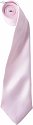 Premier | PR750 - Saténová kravata "Colours" pink