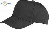 Result Headwear | RC084J - Dětská kšiltovka, 5 panelů black