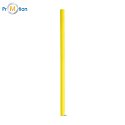 wooden neon yellow pencil, logo print