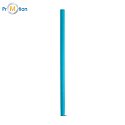 wooden neon blue pencil, logo print