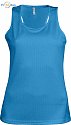 Kariban ProAct | PA442 - Dámské sportovní tričko bez rukávů aqua blue