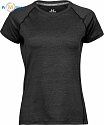 Tee Jays | 7021 - Dámské sportovní tričko "CoolDry" black melange