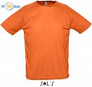 SOL'S | Sporty - Pánské raglánové tričko orange