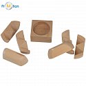 Wooden game for skill
