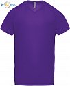 Kariban ProAct | PA476 - Pánské sportovní tričko s V výstřihem violet