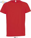 SOL'S | Sporty Kids - Dětské raglánové tričko red
