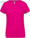 Kariban ProAct | PA477 - Dámské sportovní tričko s V výstřihem fuchsia
