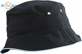 Myrtle Beach | MB 12 - Rybářský klobouk s lemem black/mint