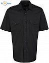 Premier | PR212 - Pilotní košile s krátkým rukávem black
