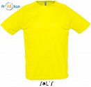 SOL'S | Sporty - Pánské raglánové tričko lemon