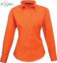 Premier | PR300 - Dámská popelínová košile s dlouhým rukávem orange