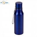 FUN TRIPPING sports bottle 700 ml made of steel, blue with logo print