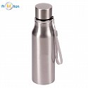 FUN TRIPPING sports bottle 700 ml made of steel, silver with logo print