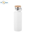 Stainless steel bottle 500 ml white, logo print