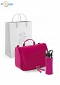 SPORT SET MASTER: WATER BOTTLE & COSMETIC BAG Pink