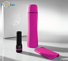 SET: THERMOS COLORISSIMO & POWER BANK RAY 4000 mAh & LED TORCH RUBBY Rose