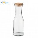 Carafe made of recycled glass 1L, logo print