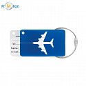 Aluminium luggage tag