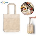 92927 MUMBAI. 100% cotton bag Light natural with logo printing