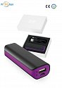 DUO POWER BANK 2600 mAh Purple