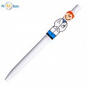 ballpoint pen, doctor motif with logo print