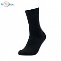 ECO socks in gift box L, black, logo print