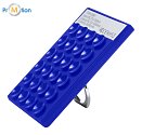 Plastic power bank with suction cups 2000mAh, blue, logo print