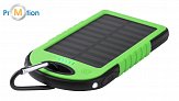 USB power bank solar with logo