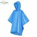 raincoat for children blue with logo print