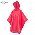 raincoat for children red with logo print