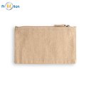 Multifunctional cover / cotton case, logo print, natural brown